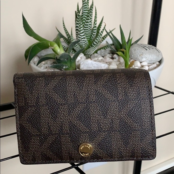 Michael Kors Handbags - Small MICHAEL KORS wallet brown